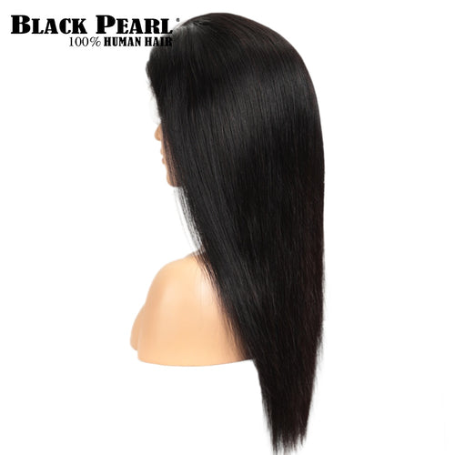 Hair Wigs pre plucked Brazilian Straight Lace