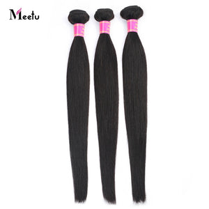 Hair Double Weft Natural Black Hair Bundles