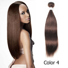 Load image into Gallery viewer, Indian Hair Weave Bundles Color 4 Straight