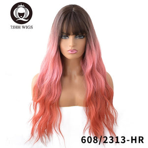 Long Two Colors Realistic Cosplay Wigs