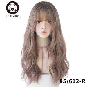 Long Two Colors Realistic Cosplay Wigs