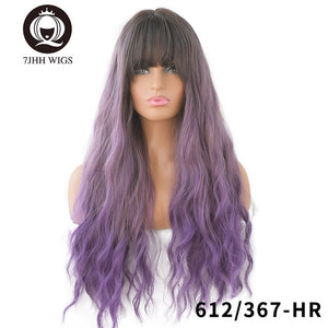 Long Two Colors Realistic Cosplay Wigs