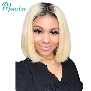 Ombre Lace Front Human Hair Wig