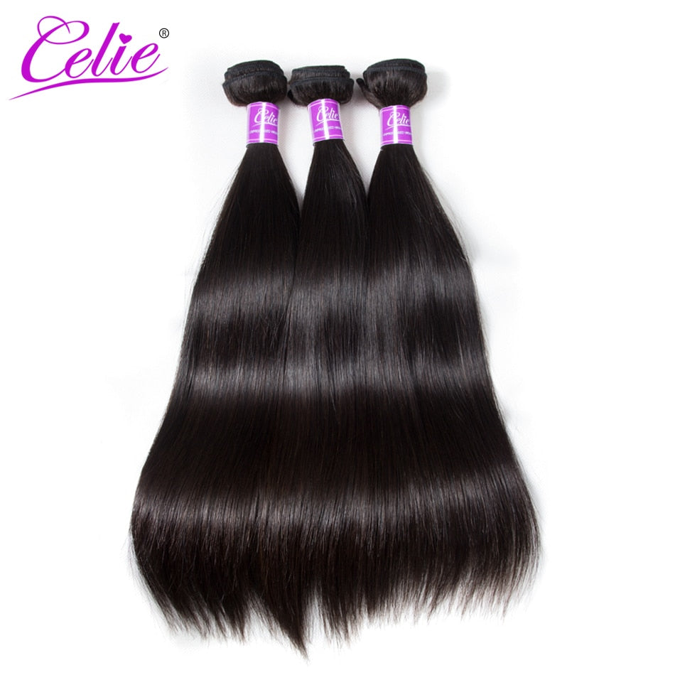 Celie Straight Brazilian Hair Weave Bundles