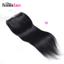 Load image into Gallery viewer, Brazilian Hair Closure Straight Hair Lace Closure