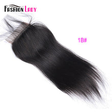 Load image into Gallery viewer, Brazilian Hair Closure Straight Hair Lace Closure