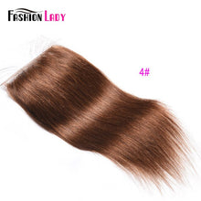 Load image into Gallery viewer, Brazilian Hair Closure Straight Hair Lace Closure