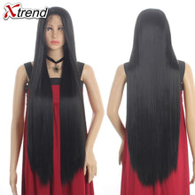 Load image into Gallery viewer, Long Straight Synthetic Lace Front Wig