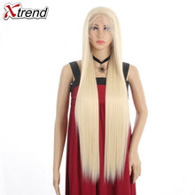 Load image into Gallery viewer, Long Straight Synthetic Lace Front Wig