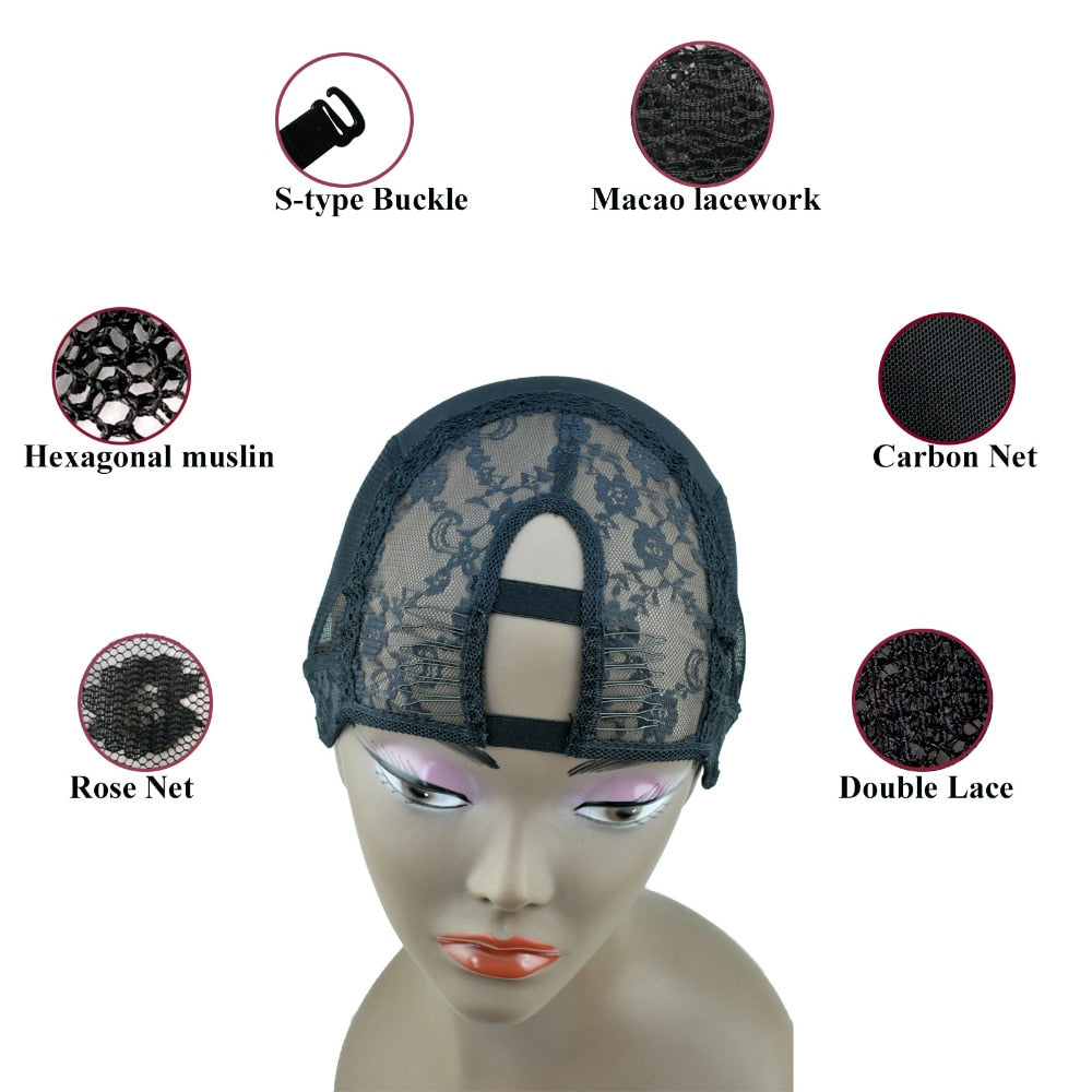 U Part Weaving Wig Cap – Allure Reimagined